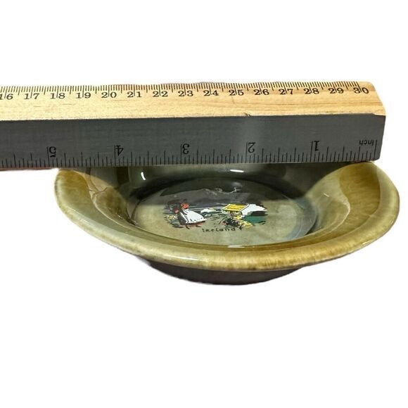 Vintage [ WADE‎ ] Irish Porcelain IRELAND COUNTRY SIDE Small Dish Set - Picture 6 of 8